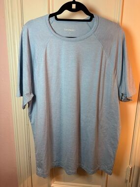 J. Crew Light Blue Performance Short Sleeve Tee